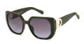 Fossil Fos 2136/S Olive / Dark Grey Shaded (4C3/9O) Sunglasses - Color Image