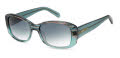 Fossil Fos 2138/S Teal Blue / Green Shaded (5MZ/9K) Sunglasses - Color Image