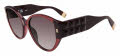 Furla SFU784 Shiny Transparent Raspberry (0AFD) Sunglasses - Color Image
