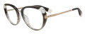 Furla VFU500 Grey Striped (06Y3) Eyeglasses - Color Image