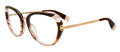 Furla VFU500 Pink Striped (0VBL) Eyeglasses - Color Image