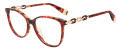 Furla VFU541 Burgundy Tortoise (0XAR) Eyeglasses - Color Image