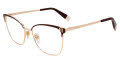 Furla VFU544 Burgundy / Gold (08MZ) Eyeglasses - Color Image
