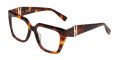 Furla VFU866 Dark Havana (0752) Eyeglasses - Color Image