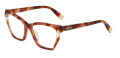 Furla VFU868V Brown Pink Havana (01GQ) Eyeglasses - Color Image
