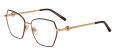 Furla VFU871 Rose Gold With Brown (0342) Eyeglasses - Color Image