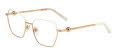 Furla VFU871 Rose Gold With Ivory (0H32) Eyeglasses - Color Image