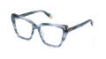 Furla VFU988V Striped Blue / Grey (0GBL) Eyeglasses - Color Image