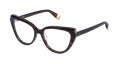 Furla VFU989 Brown Striped Havana (07HL) Eyeglasses - Color Image