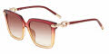 Furla SFU713 Bordeaux Gradiant Grey (02AS) Sunglasses - Color Image