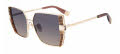 Furla SFU819 Shiny Rose Gold (300Y) Sunglasses - Color Image