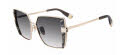Furla SFU819 Shiny Total Rose Gold (0300) Sunglasses - Color Image