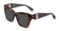 Furla SFU884 Brown Blue Havana (09UV) Sunglasses - Color Image