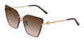 Furla SFU890 Copper Gold with Color Parts (02A) Sunglasses - Color Image