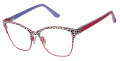GX by Gwen Stefani Kids GX835 Pink Leopard (PNK) Eyeglasses - Color Image