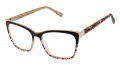GX by Gwen Stefani GX113 Black/Leopard (BLK) Eyeglasses - Color Image