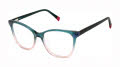 GX by Gwen Stefani GX123 Teal/Blush (TEA) Eyeglasses - Color Image