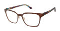 GX by Gwen Stefani GX061 Brown Rose (BRN) Eyeglasses - Color Image