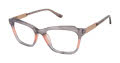GX by Gwen Stefani GX067 Grey / Coral (GRY) Eyeglasses - Color Image