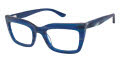 GX by Gwen Stefani GX051 Navy Horn (NAV) Eyeglasses - Color Image