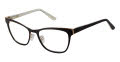 GX by Gwen Stefani GX055 Black / Gold (BLK) Eyeglasses - Color Image
