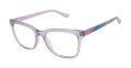 GX by Gwen Stefani Kids GX825 Purple Glitter (PUR) Eyeglasses - Color Image