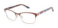 GX by Gwen Stefani GX071 Brown / Gold (BRN) Eyeglasses - Color Image
