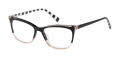 GX by Gwen Stefani GX075 Black / Blush (BLK) Eyeglasses - Color Image