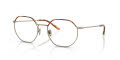 Giorgio Armani AR5130J Matte Pale Gold Light Havana (3002) Eyeglasses - Color Image
