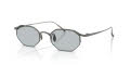 Giorgio Armani AR6171T Matte Gunmetal/Light Grey (3356/1) Sunglasses - Color Image
