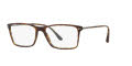 Giorgio Armani AR7037 Matte Dark Havana (5089) Eyeglasses - Color Image