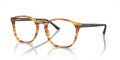 Giorgio Armani AR7074 Matte Striped Light Brow (5562) Eyeglasses - Color Image