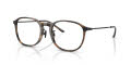 Giorgio Armani AR7235 Striped-Brown (5409) Eyeglasses - Color Image