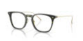 Giorgio Armani AR7271T Striped Green (6208) Eyeglasses - Color Image