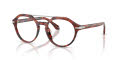 Giorgio Armani AR7278U Red Havana (6234) Eyeglasses - Color Image