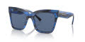 Giorgio Armani AR8175 Striped Blue / Dark Blue (595380) Sunglasses - Color Image