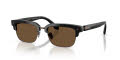 Giorgio Armani AR8243 Black/Dark Brown (587553) Sunglasses - Color Image