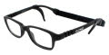 Gizmo Rubber GZ 1001 Black Eyeglasses - Color Image