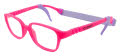 Gizmo Rubber GZ 1004 Hot Pink Eyeglasses - Color Image