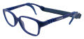 Gizmo Rubber GZ 1004 Navy Eyeglasses - Color Image