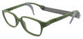Gizmo Rubber GZ 1004 Olive Eyeglasses - Color Image