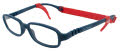 Gizmo Rubber GZ 1005 Dark Blue Eyeglasses - Color Image