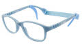 Gizmo Rubber GZ 1006 Sky Blue Eyeglasses - Color Image