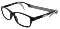 Gizmo Rubber GZ 1006 Black Eyeglasses - Color Image