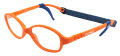 Gizmo Rubber GZ 1008 Orange Eyeglasses - Color Image