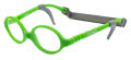 Gizmo Rubber GZ 1009 Lime Green Eyeglasses - Color Image