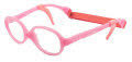 Gizmo Rubber GZ 1010 Light Pink Eyeglasses - Color Image