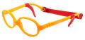 Gizmo Rubber GZ 1010 Mango Eyeglasses - Color Image