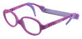 Gizmo Rubber GZ 1010 Mauve Eyeglasses - Color Image