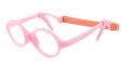 Gizmo Rubber GZ 1017 Light Pink Eyeglasses - Color Image